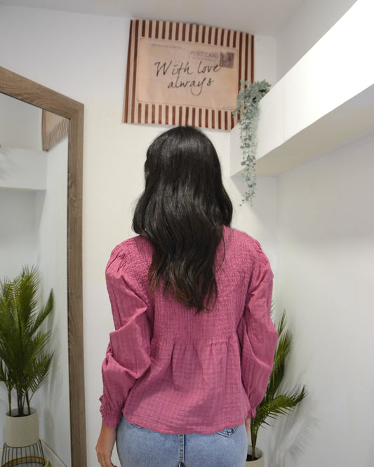 BLUSA VINO