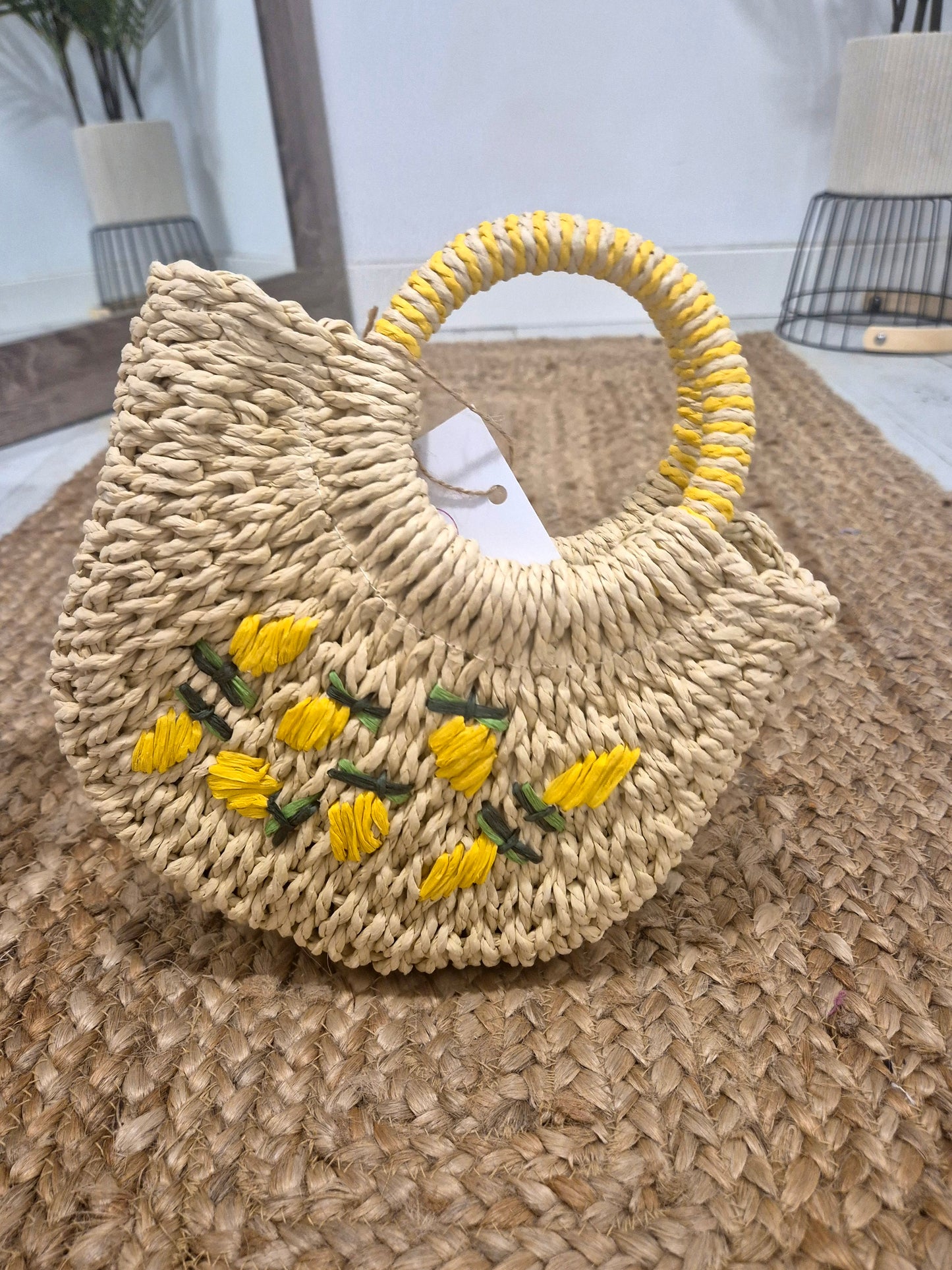 BOLSO RAFIA LIMONES