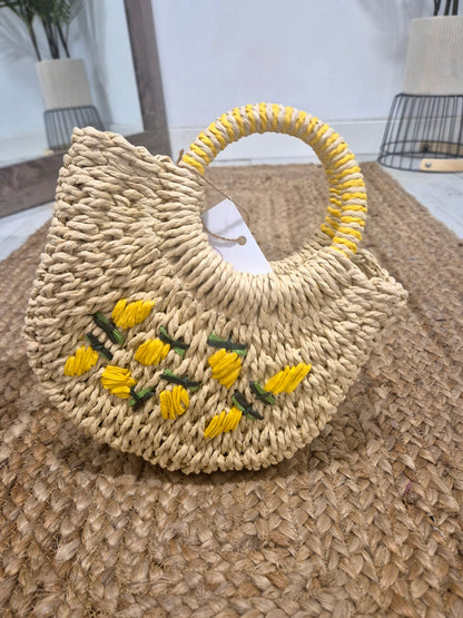 BOLSO RAFIA LIMONES