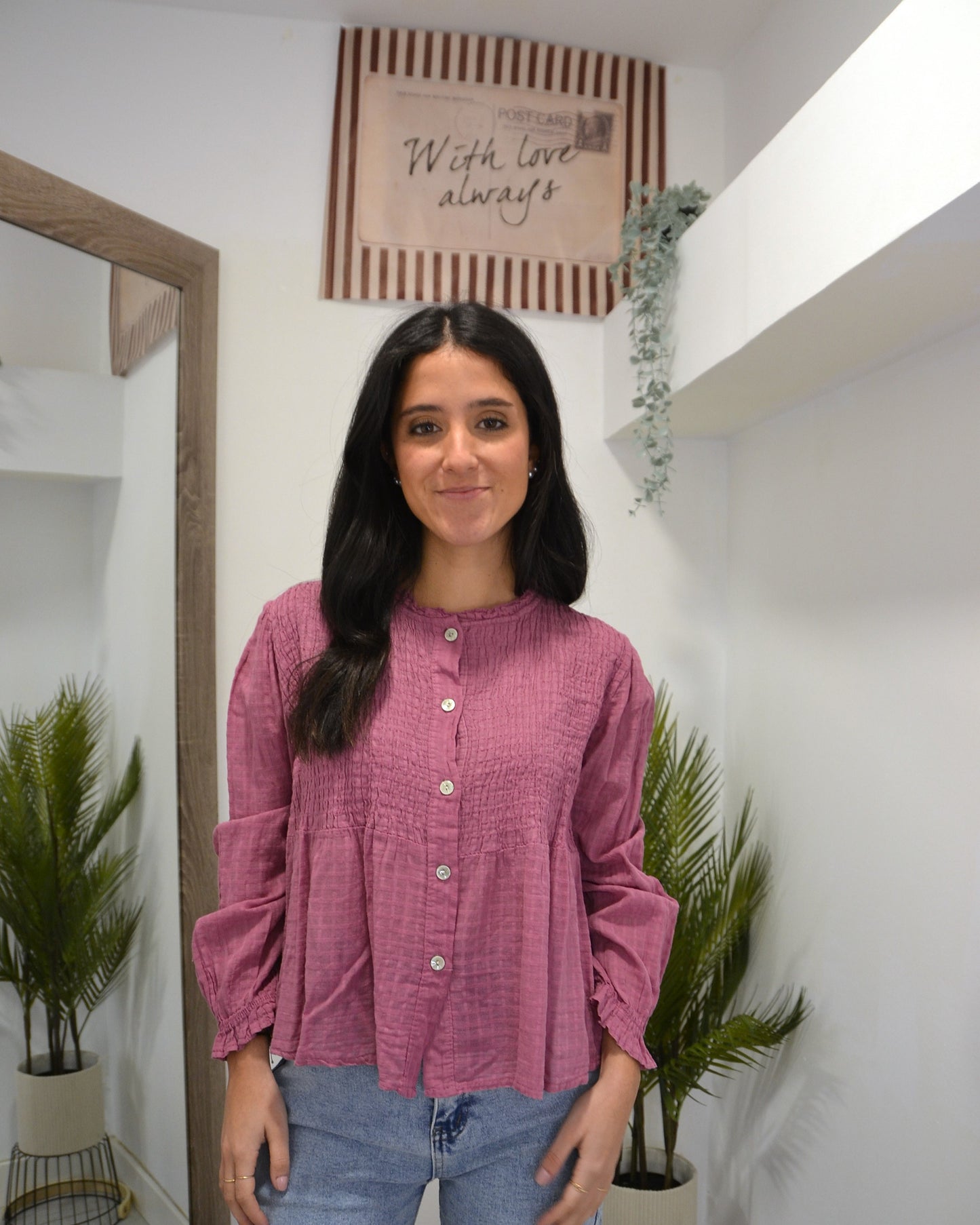 BLUSA VINO