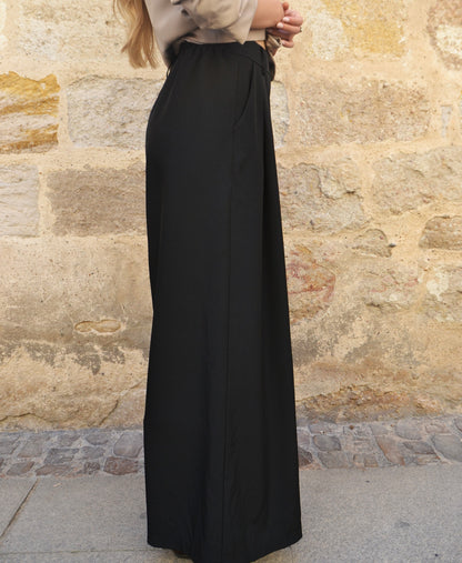PANTALÓN PINZAS NEGRO
