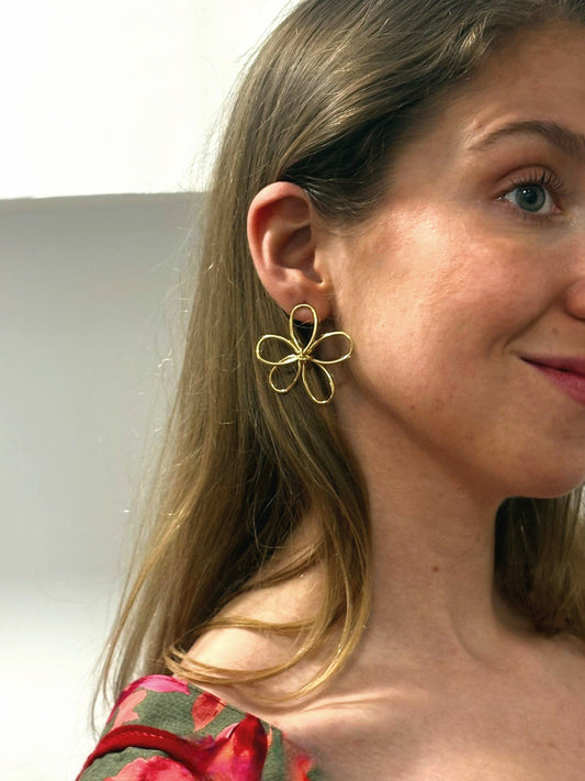 PENDIENTES FLOR